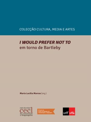 cover image of I would prefer not to. Em Torno de Bartleby